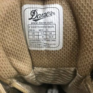 Danner 8” Desert TFX Rough-Out Tan GTX Boots